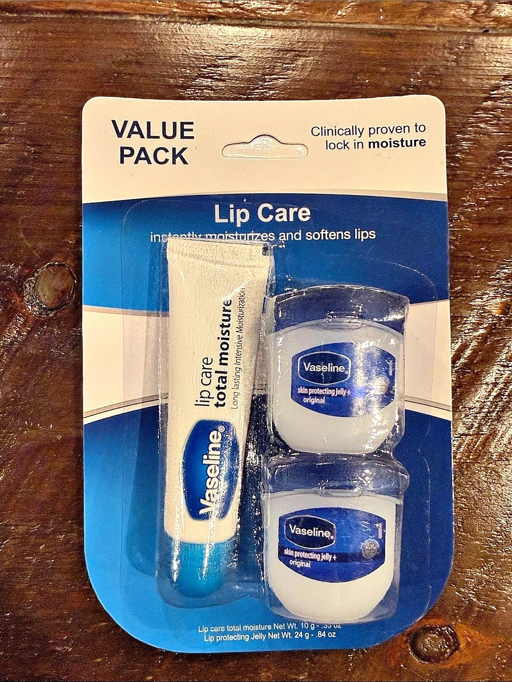 Vaseline Lip Care Total Moisture Value Pack